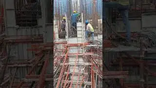 Casting work #youtubeshorts #construction #civilengeeniring #buildingmaterial