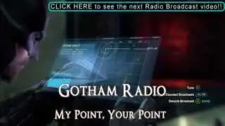 ALL RADIO BROADCASTS! - Part 1 - Batman: Arkham Origins - Cryptographic Sequencer - Story Mode
