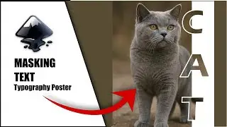 Cara Membuat Masking Teks di Inkscape | Typography Poster  | Inkscape Tutorial