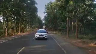 Renault Triber Road Presence || Renault Triber White in Road || Renault Triber White Color