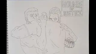 HOUNDS OF JUSTICE: THE SHIELD drawing tutorial #art #drawing #wwe #shield #romanreigns #sethrollins