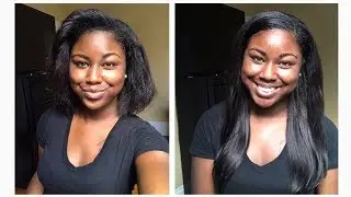 How To Install Clip Ins On Natural Hair | Irresistible Me (Clip In Hair Extensions)