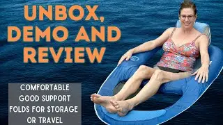 Loving this Kelsyus Floating Recliner Lounger