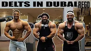 Jamie do rego hits delts with Jantee and Elton in Dubai