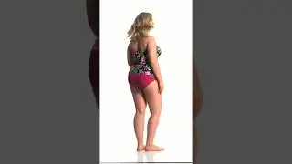 La Blanca Plus Size Bora Bora Bandeau Tankini Top | SwimOutlet.com