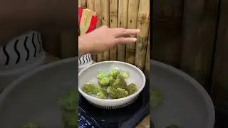 Blanched broccoli