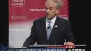 Congressman Ron Paul at the First GOP Presidential Debate