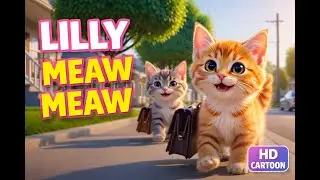 म्याऊ म्याऊ लिल्ली 🐱 | Cute Cat Song for Kids | Kitty Mamma Hindi Rhymes