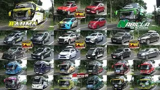 Mobil Bus Telolet Rahma Nursyifa, Nabilla, Zafira, Militer, Sunan Ambu, Safira, Al Fatih, TCI