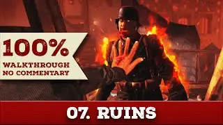 Wolfenstein: The Old Blood Walkthrough (&Uuml;ber difficulty,All Collectibles) part7 RUINS