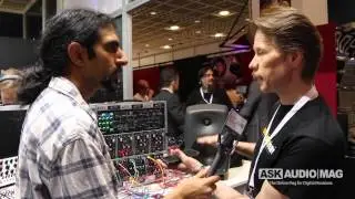 Полумодульный синтезатор Roland AIRA System 1M на выставке Musikmesse 2015