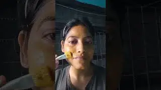 Kacchi haldi ka face pack result a beautiful#🤗🤩✨️✨️✨️😍😍#viral #Naazbeauty ✨️