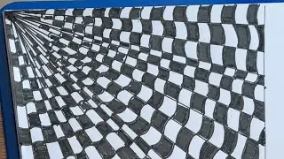 Easy Op Art / Optical Illusion / Pattern / Tricks / Drawing Ideas