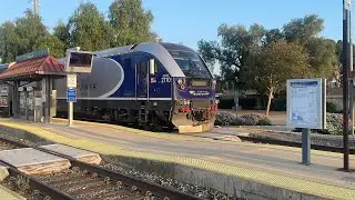 Summer time trains and trash truck video #22 Friday evening trains in MOORPARK
