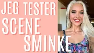 Tester scenesminke til min f&oslash;rste konkurranse i bikinifitness!