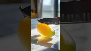 Why Can't I Make Glass Mango? 🥭  #thecravecut #satisfying #glassfruit