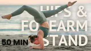 50-Min Intermediate Yoga Flow | Hip Mobility, Flexibility & Forearm Stand Prep