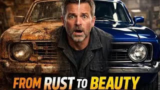 Old Abandoned 1970s Car Restored Step by Step | Relaxing ASMR
