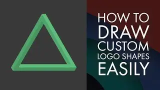 How to draw custom logo shapes easily in Adobe Illustrator CC - Adobe Illustrator CC 2018 [7/39]