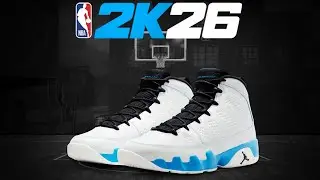 NBA 2K26 Next Gen Shoe Creator - Air Jordan 9 &ldquo;Powder Blue&rdquo;