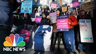 Nurses in England strike over pay and deteriorating NHS