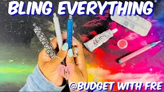 RHINESTONE AND BLING AN INK JOY PEN WITH ME | E6000 l