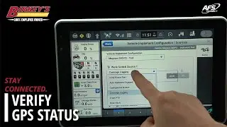 How To: Verify GPS Status | AFS Connect 1200 Display | Staying Connected with Birkey's