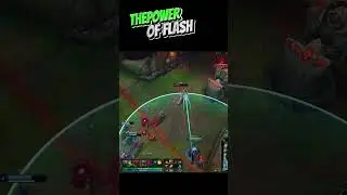 The POwer Of Flash  #gaming #lol #leagueoflegends