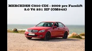 Mercedes W204 C350 CDI 3.0 V6 Diesel cold start (OM642)