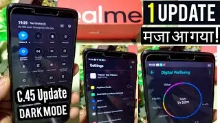 Realme 1 C.45 Update | Realme 1 Dark Mode Updatel Realme U1 C.15 Update Dark Mode, Realme Lab