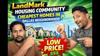 LandMark Housing Community  Cheapest Homes in Dallas Neighborhood 🏡 #usateluguvlogs #teluguusa