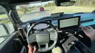 2025 GMC Hummer EV Pickup 3X POV Test Drive (Driving Impressions, Acceleration)