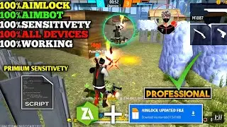 Free Fire Auto Headshot Config File OB52 😱 | One Tap Headshot Trick 2026