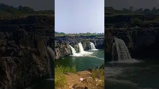 bhadbhada waterfall tevar jabalpur near d mart ranidurgavati samadhi road #trending #status #shorts