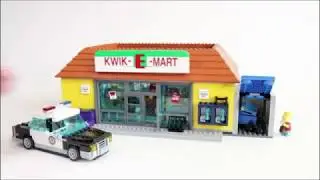 Lepin 16004 the same Lego 71016 2232Pcs The Simpsons Bart Homer the Kwik-E-Mart Model