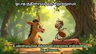 உண்மையான தோல்வி என்றால் என்னன்னு தெரியாத குதிரை. பாடம் சொன்ன எறும்பு