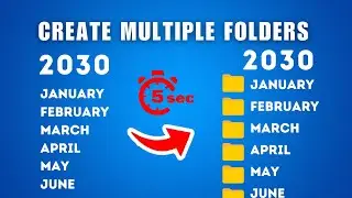 How To Create Multiple Folders And Subfolders At Once On Windows 2026 - CMD + Batch Files
