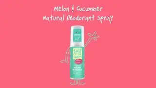 Natural Deodorant Spray | Melon & Cucumber | Salt of the Earth