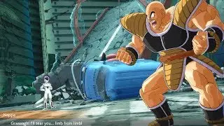 Dragon Ball FighterZ - Nappa Goes Berserk At Frieza