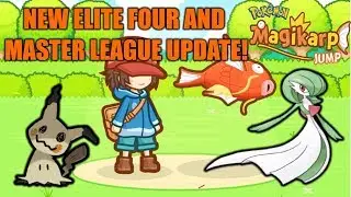 NEW Elite Four and Master Leagues! Mimikyu + Gardevoir Support Pokemon - Magikarp Jump!