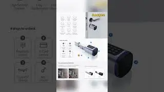 Smart lock cylinder, quickly replacing traditional lock cylinder #smart #home #digital #iAoogee