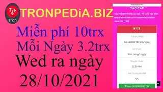(Scam)Đ&agrave;o Trx Miễn Ph&iacute; Tronpedia.biz|kiếm tiền online|@Tườngchannel