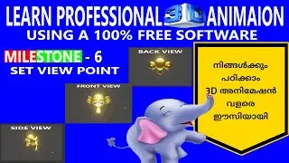 SET 3D VIEW POINT IN BLENDER || SUPER BASICS - MILESTONE - 6