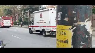 Vancouver Fire and Rescue Services (VFRS) Air Light 18 and Rehab 18 Responding