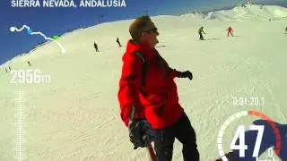 Sierra Nevada Trace app test with GoPro