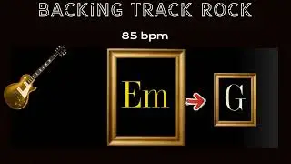 🔴 Base para improvisar [Backing Track] Balada ROCK para GUITARRA en D