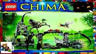 LEGO instructions - Chima - 70133 - Spinlyn's Cavern (Book 2)