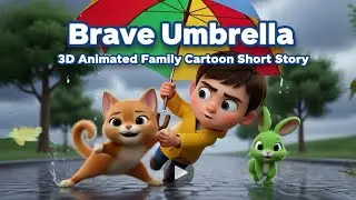 The Brave Umbrella | 3D Animated Family Cartoon Short Story