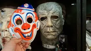 Collegevill clown mask as seen in Rob Zombie's Halloween 2007 remake