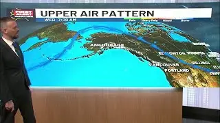 High pressure remains, with possible snow returning into next week